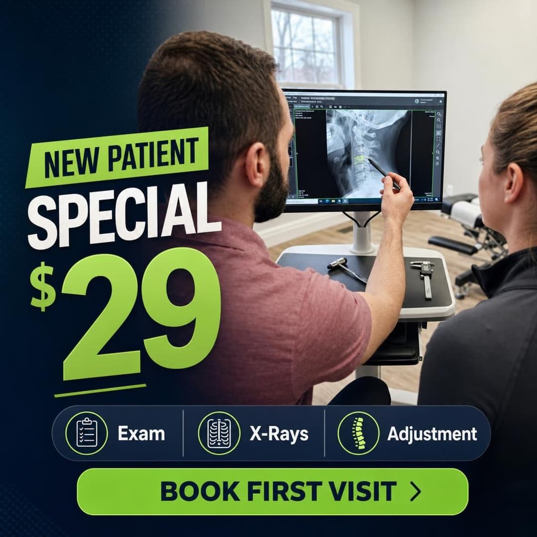 chiropractor ad creative generated by RealMoment