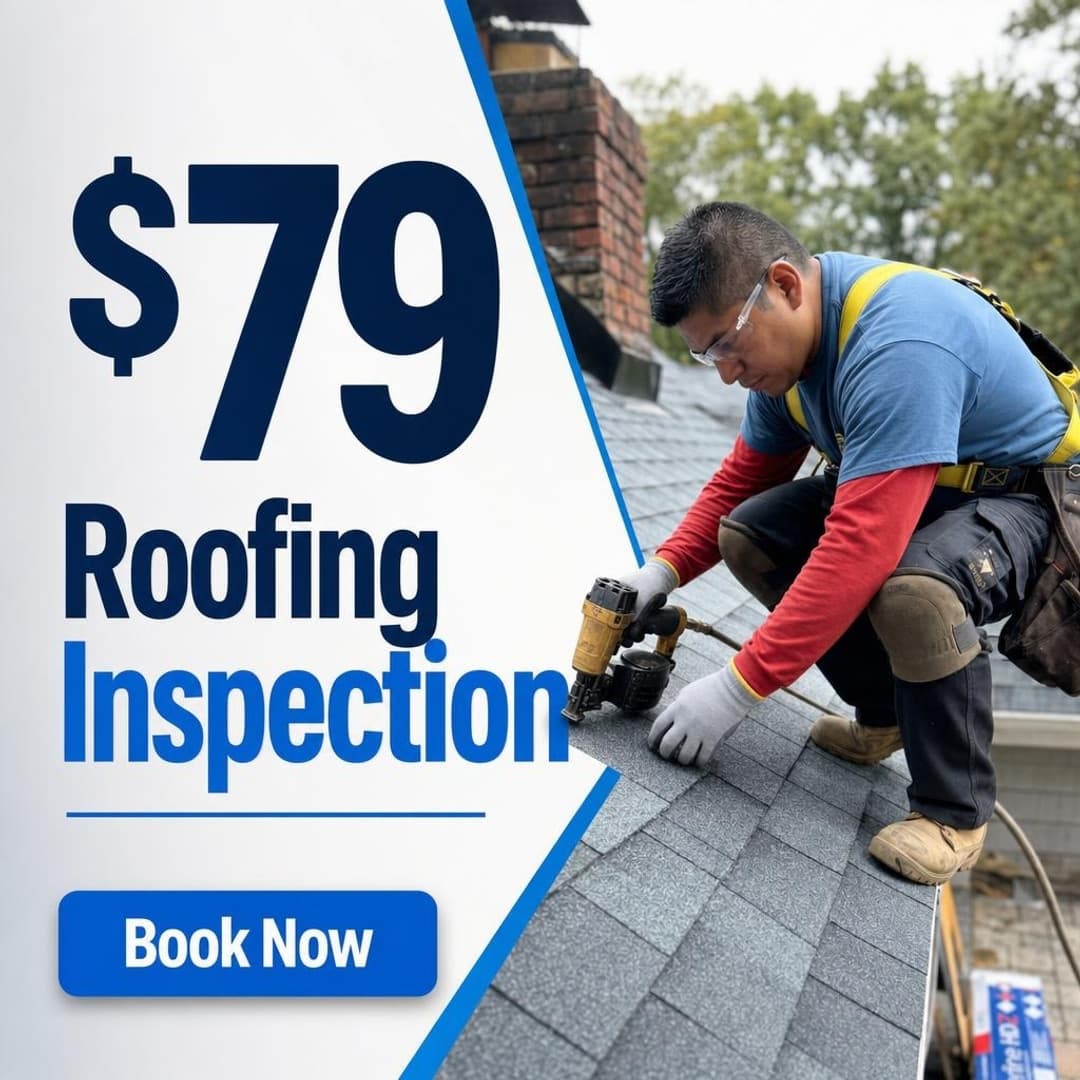roofing ad creative generated by RealMoment