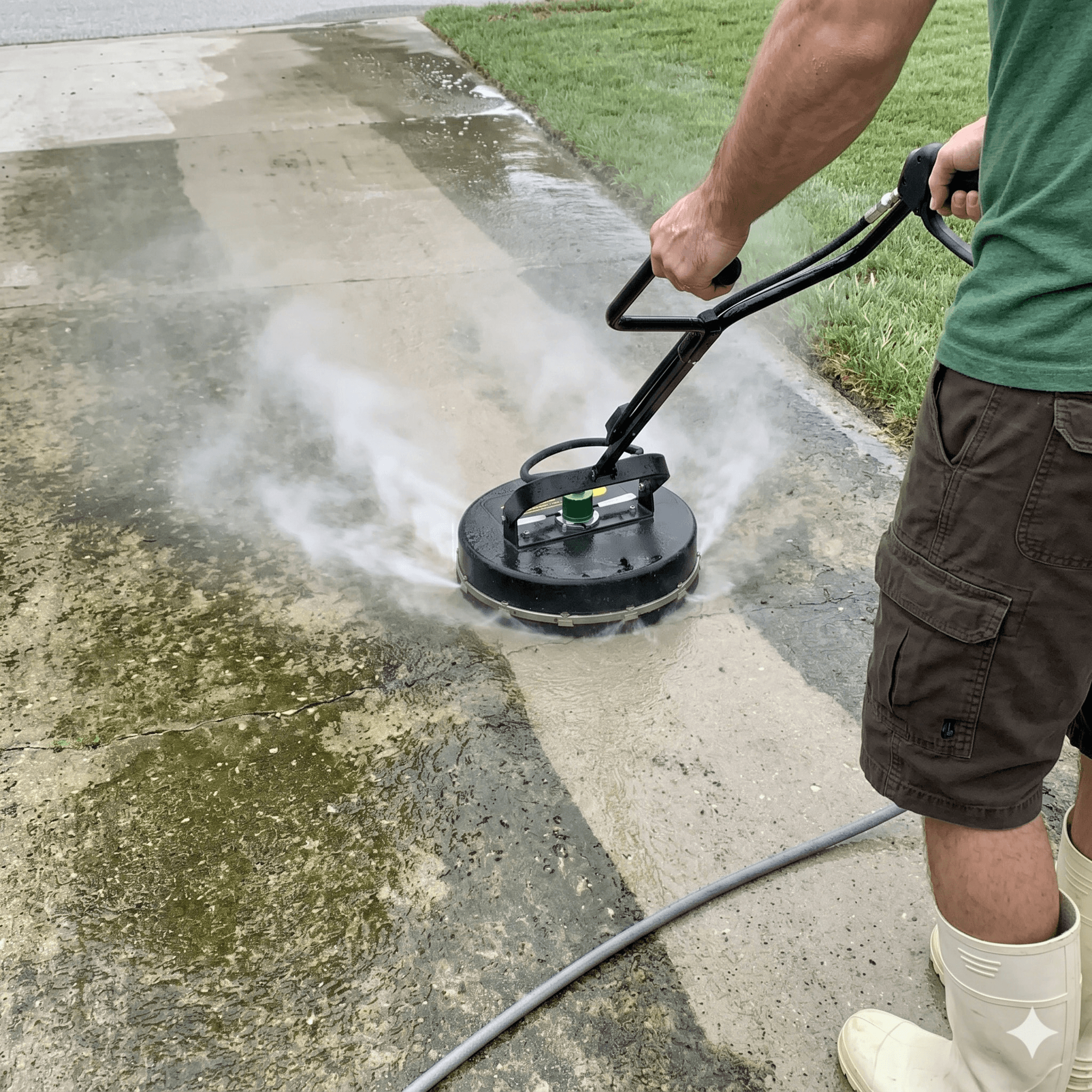 pressure wash ad creative generated by RealMoment
