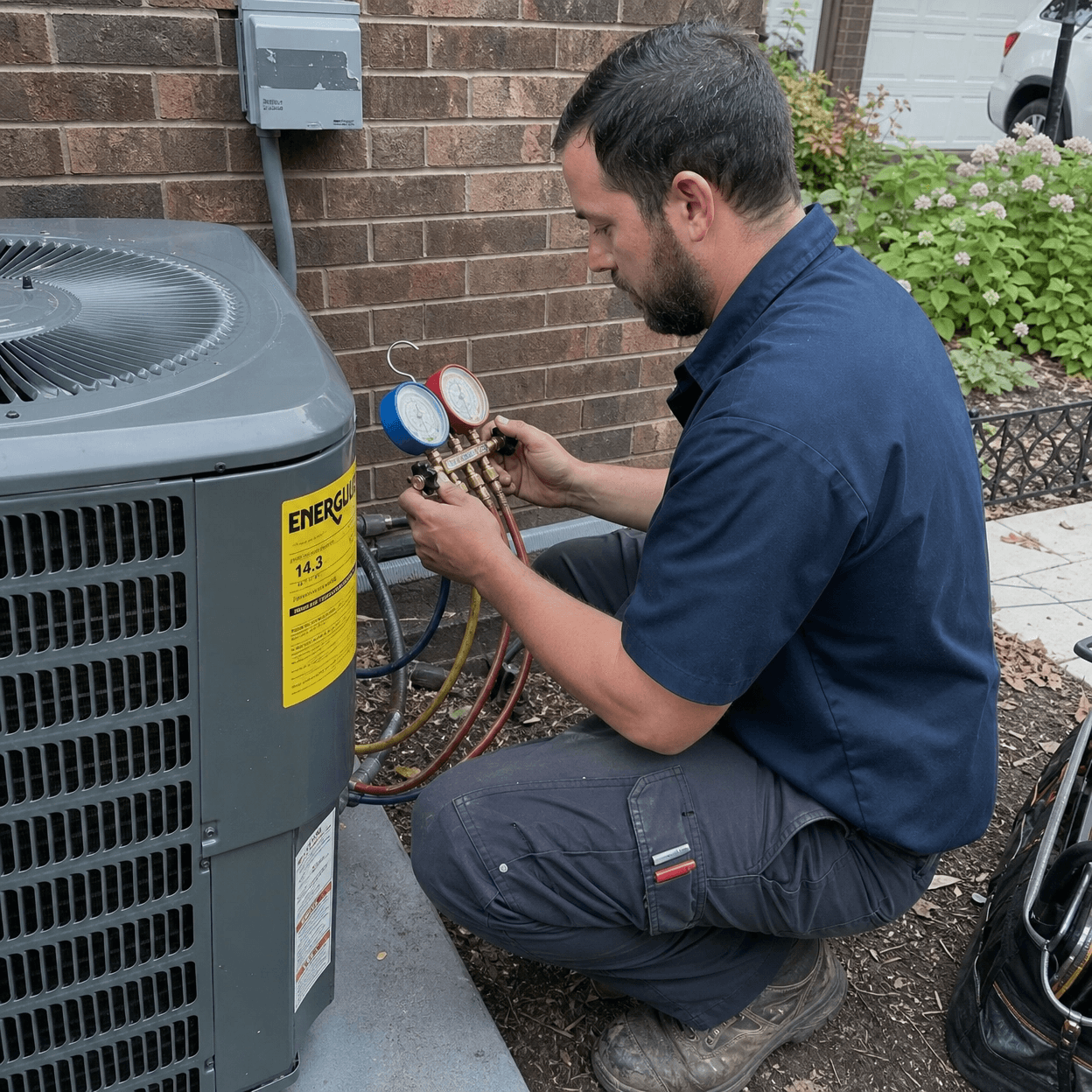 hvac ad creative generated by RealMoment