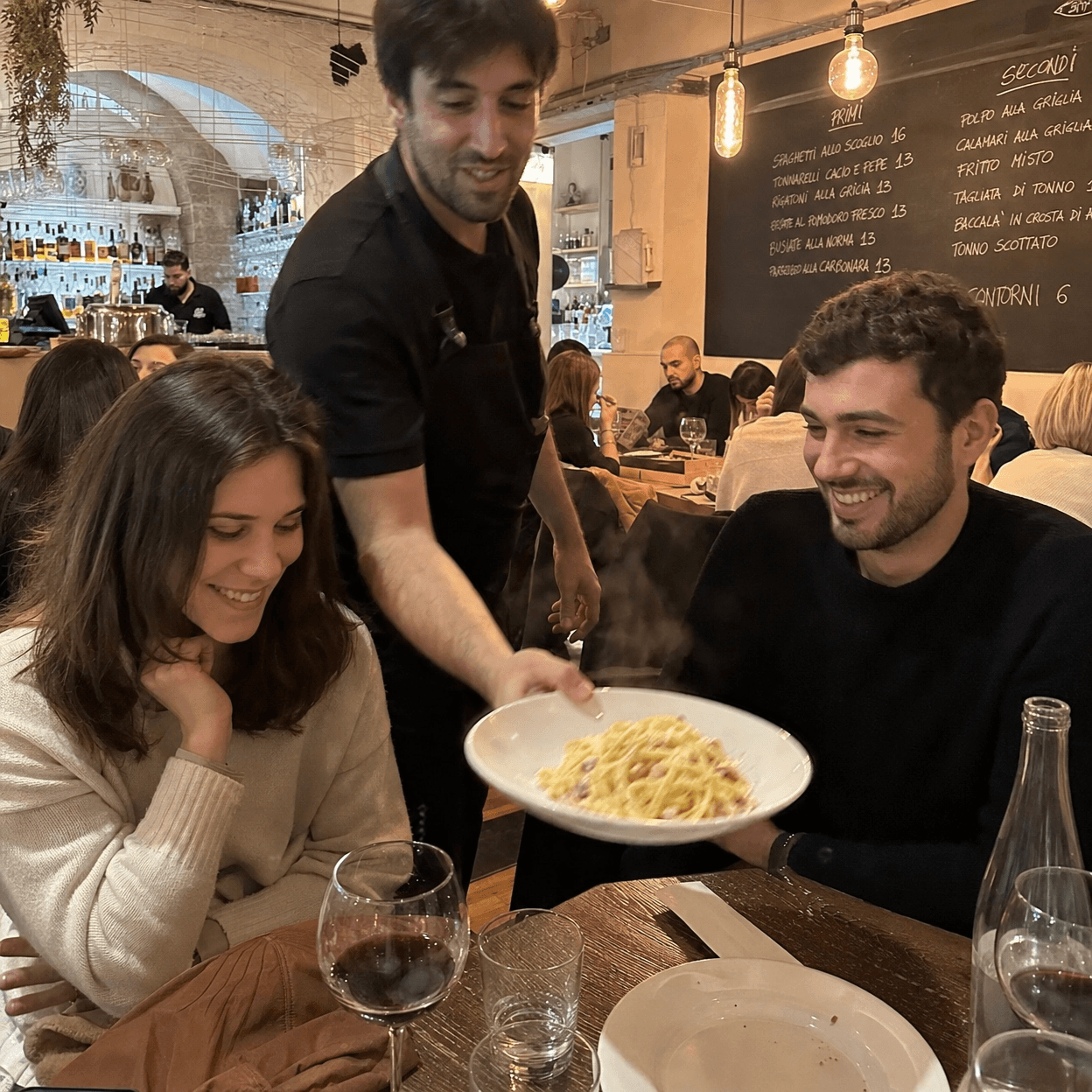 restaurant ad creative generated by RealMoment